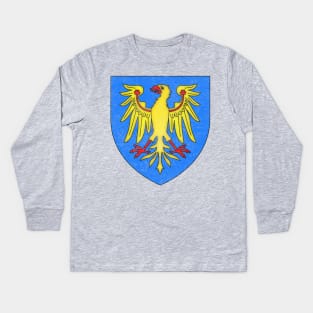 Friuli Venezia Giulia / Vintage-Look Coat Of Arms Kids Long Sleeve T-Shirt